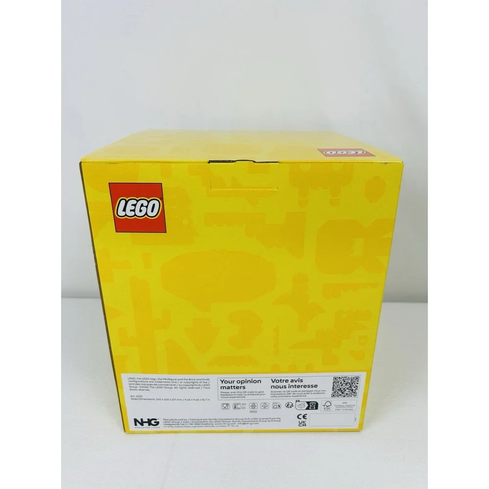 LEGO Large 11in Halloween Pumpkin Jack-O-Lantern Orange Storage Head 4032